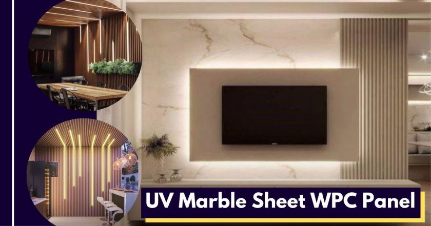 UV Marble Sheet WPC Panel
